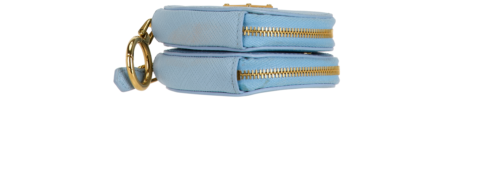 Prada Heart Purse, &pound;420, Accessories, Blue, Leather, Top view